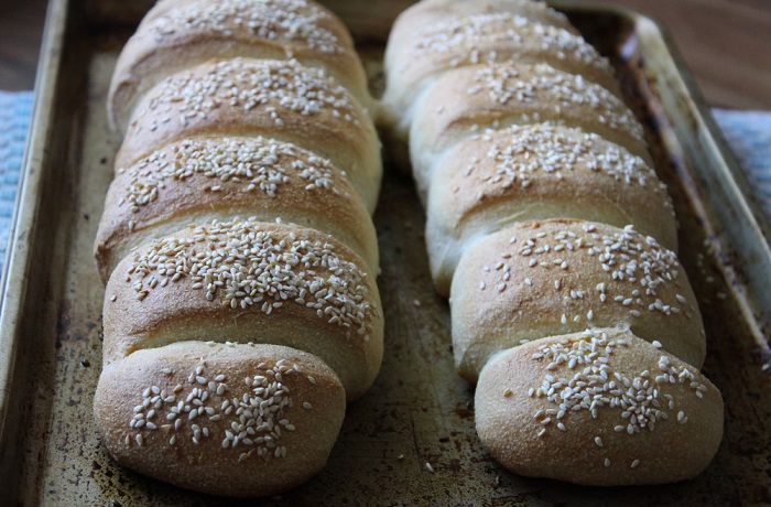Pan de campo griego o daktyla Receta de Daktyla o pan de campo griego