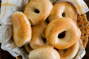 Receta de rosquillas o bagels