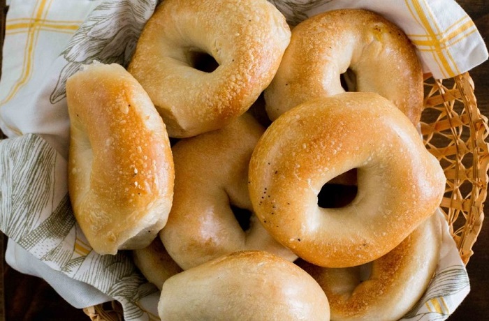 Rosquillas o bagels de Nueva York Receta de rosquillas o bagels