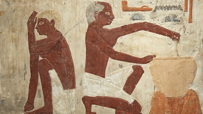 Elaboración de pan en el antiguo Egipto