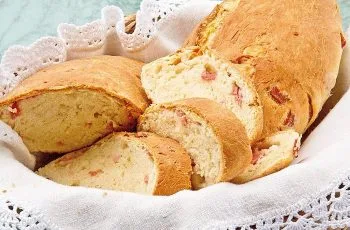 Receta de pan dorado de jamón y queso