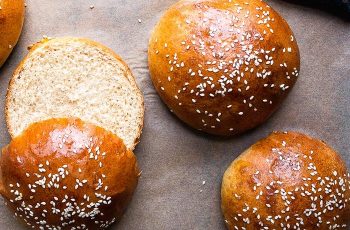 Receta de pan de hamburguesa casero con y sin gluten Receta de pan de hamburguesa casero con y sin gluten