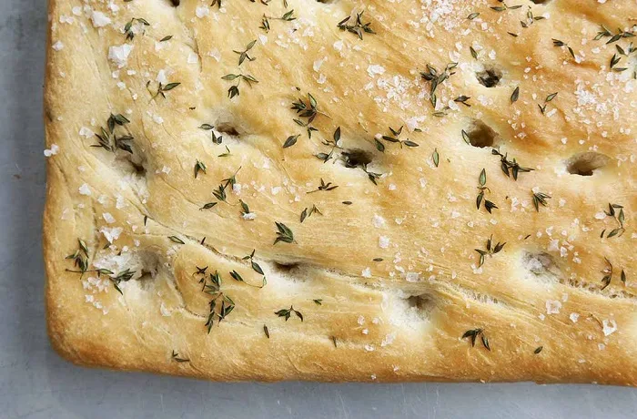 Pan focaccia tradicional Receta de pan focaccia