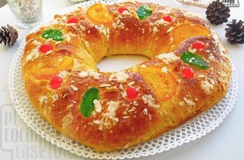 Receta de roscón de reyes