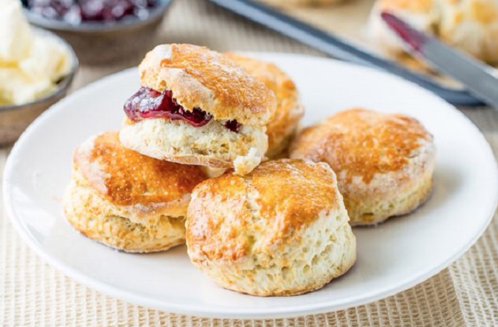 Panecillos ingleses scones Receta de panecillos ingleses scones