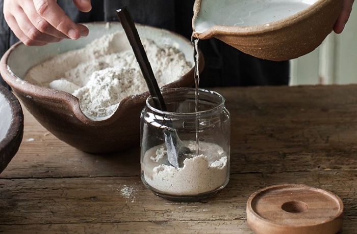 Receta de masa madre natural Receta de masa madre natural