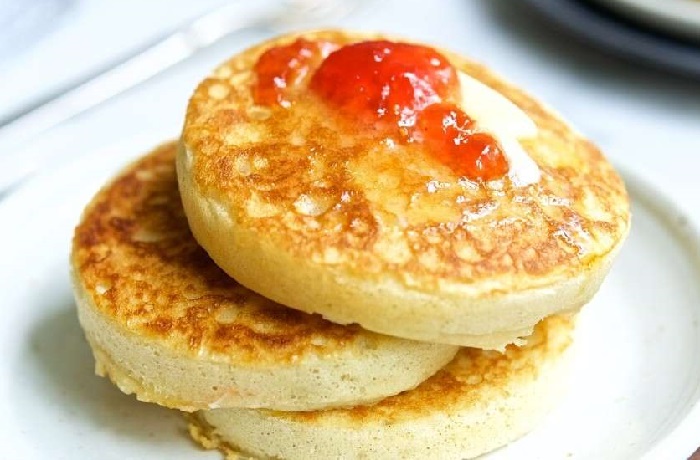 Receta de crumpets británicos Receta de crumpets británicos