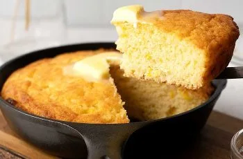 Receta de pan de maíz norteamericano cornbread