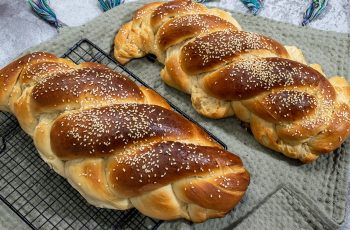 Receta de pan challah o jalá judío