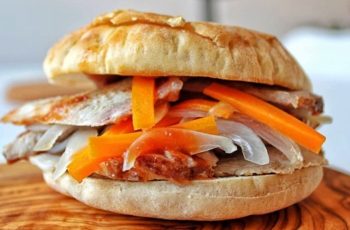 Sándwich de chola boliviana